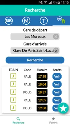 Transport Time android App screenshot 3