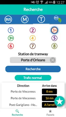 Transport Time android App screenshot 4