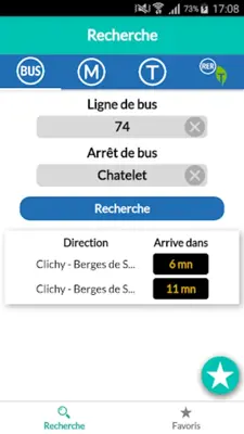 Transport Time android App screenshot 6